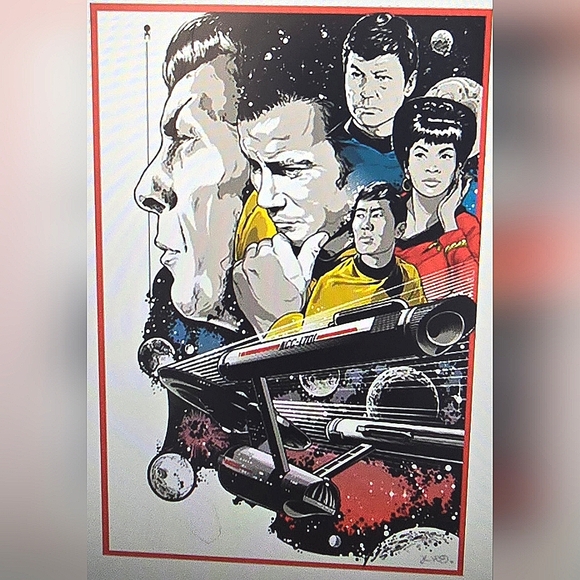 Star Trek Canvas Art Print - Picture 1 of 6